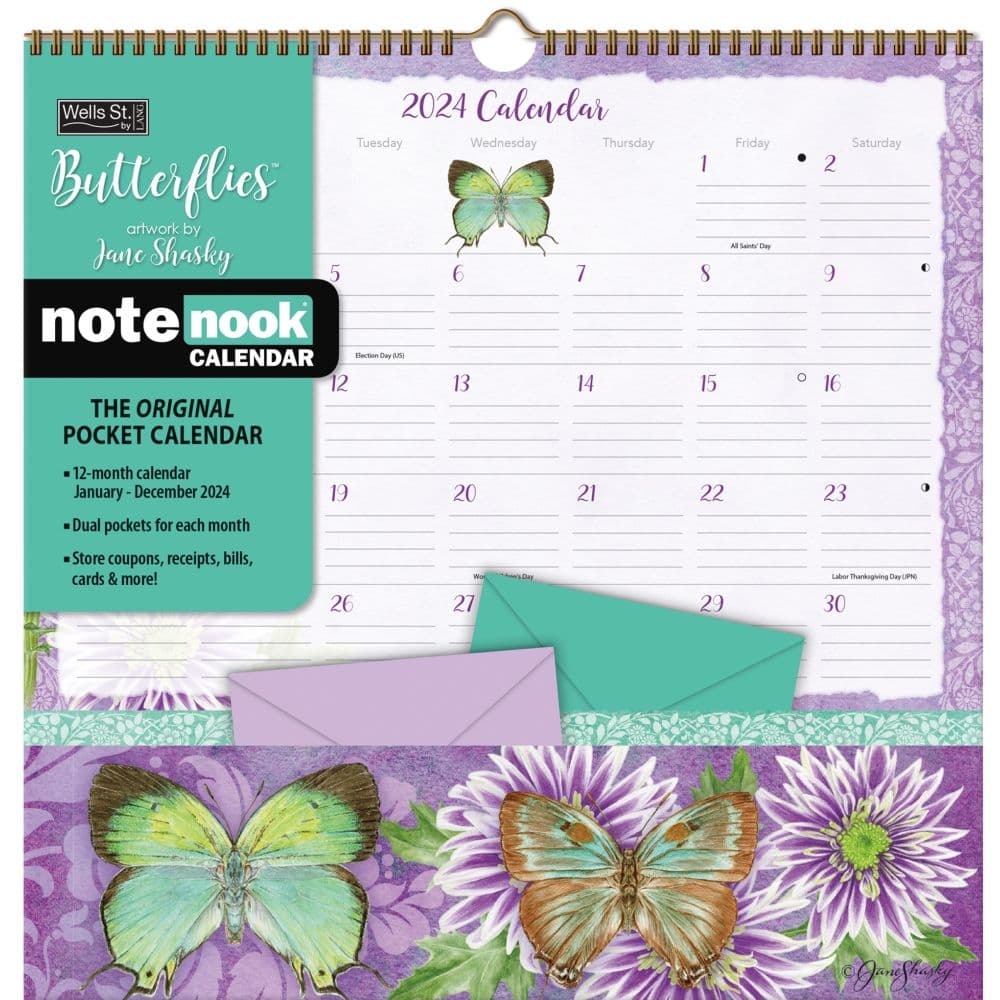 Butterflies 2024 Note Nook Main Image