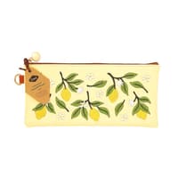 image Lemon Embroidered Notebook Pouch