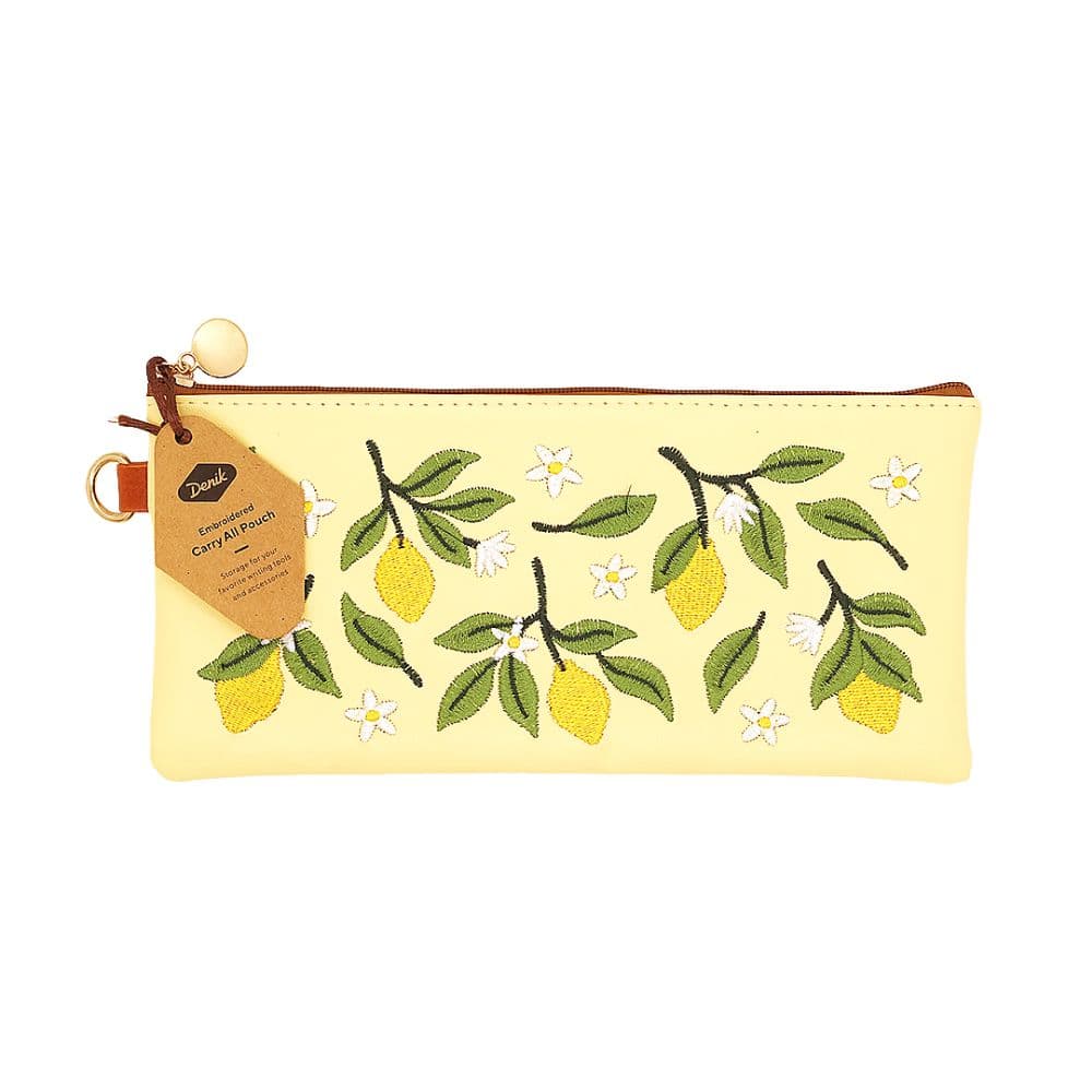 image Lemon Embroidered Notebook Pouch