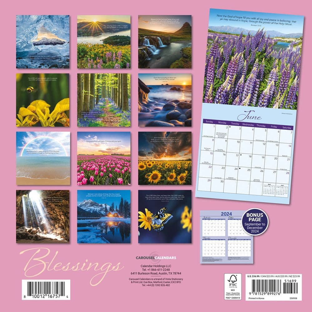 Blessings 2025 Wall Calendar First Alternate Image width=&quot;1000&quot; height=&quot;1000&quot;