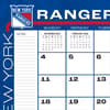 image NHL New York Rangers Small 2026 Desk Pad First Alternate Image