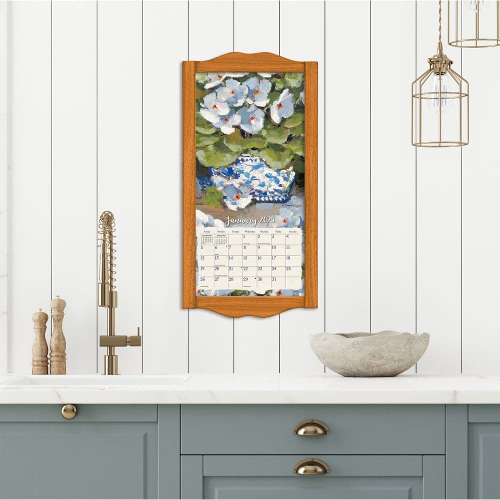 Gallery Florals 2025 Vertical Wall Calendar by Susan Winget