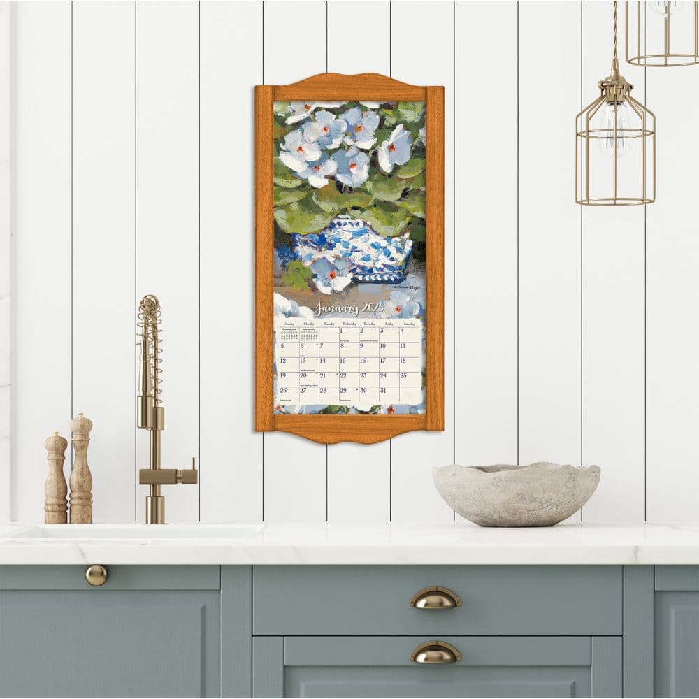 Gallery Florals 2025 Vertical Wall Calendar by Susan Winget_ALT4