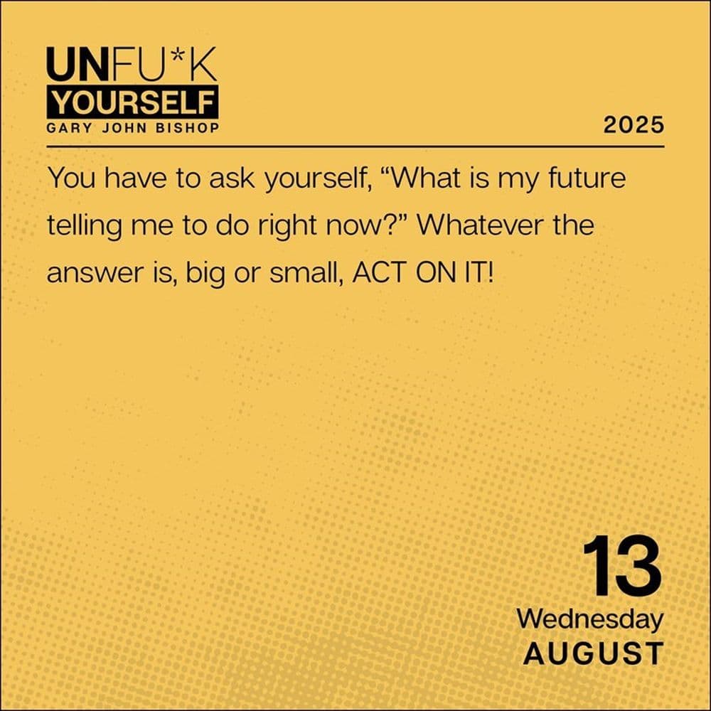 Unf-ck Yourself 2025 Desk Calendar Alt3