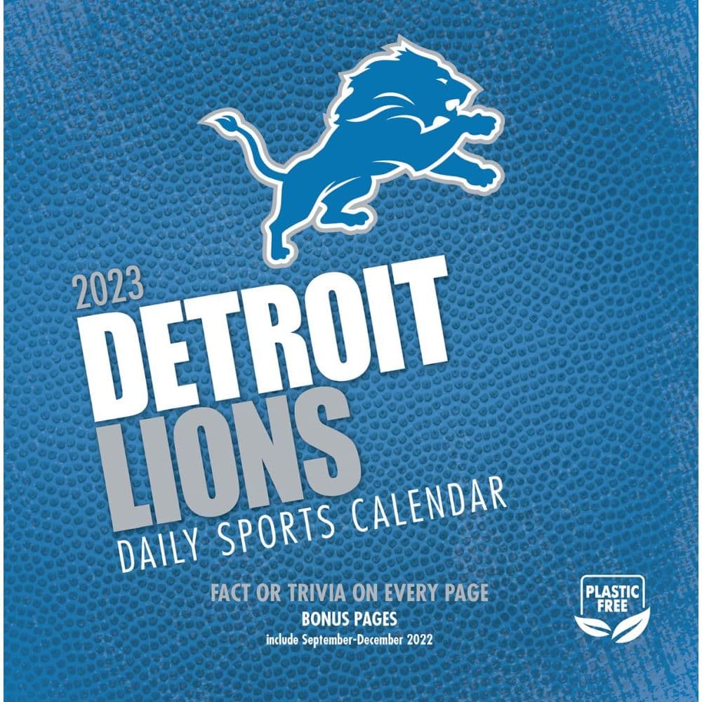 Detroit Lions 2023 Wall Calendar - 12 x 12 Inch