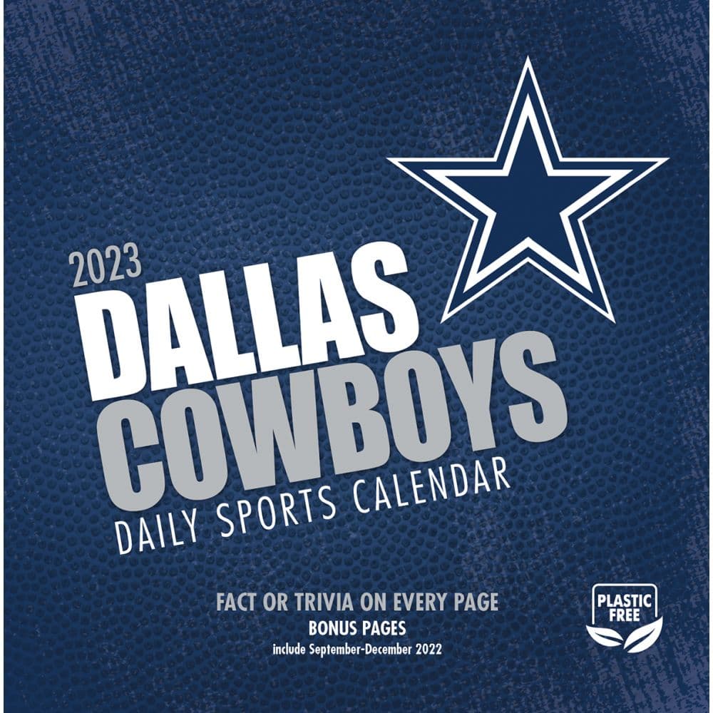 Dallas Cowboys 2023 Desk Calendar - Calendars.com