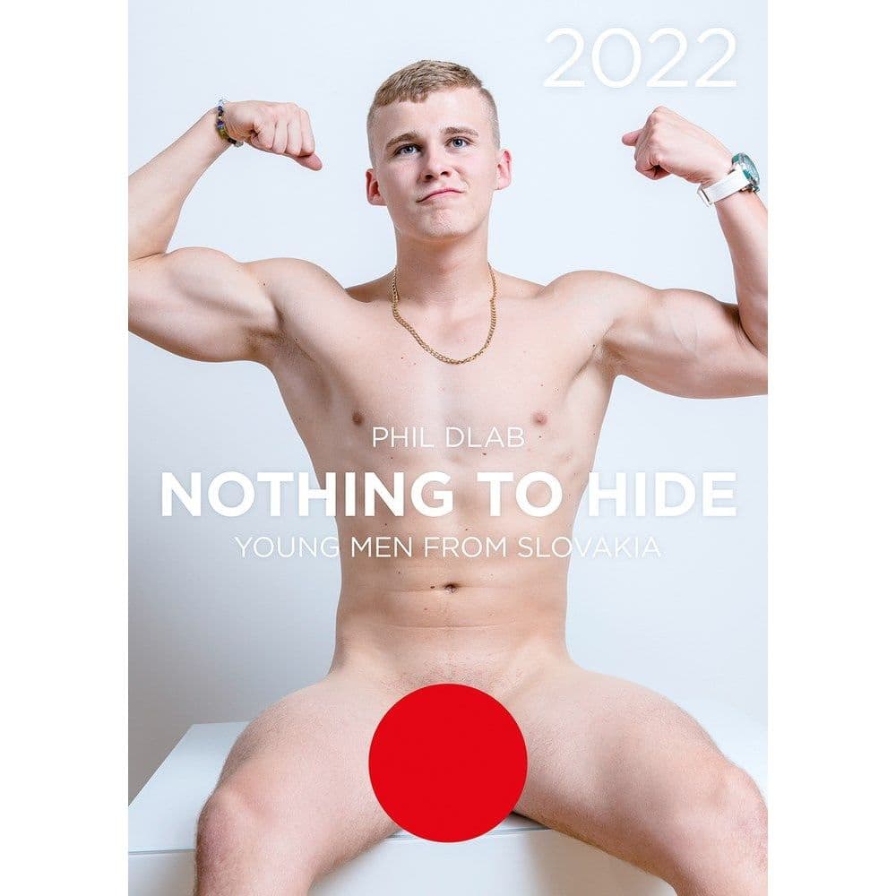 Nothing to Hide Young Men from Slovakia 2022 Wall Calendar