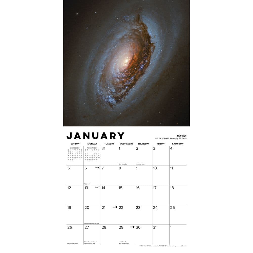 Images from the Hubble Space Telescope 2025 Wall Calendar Second Alternate Image width="1000" height="1000"