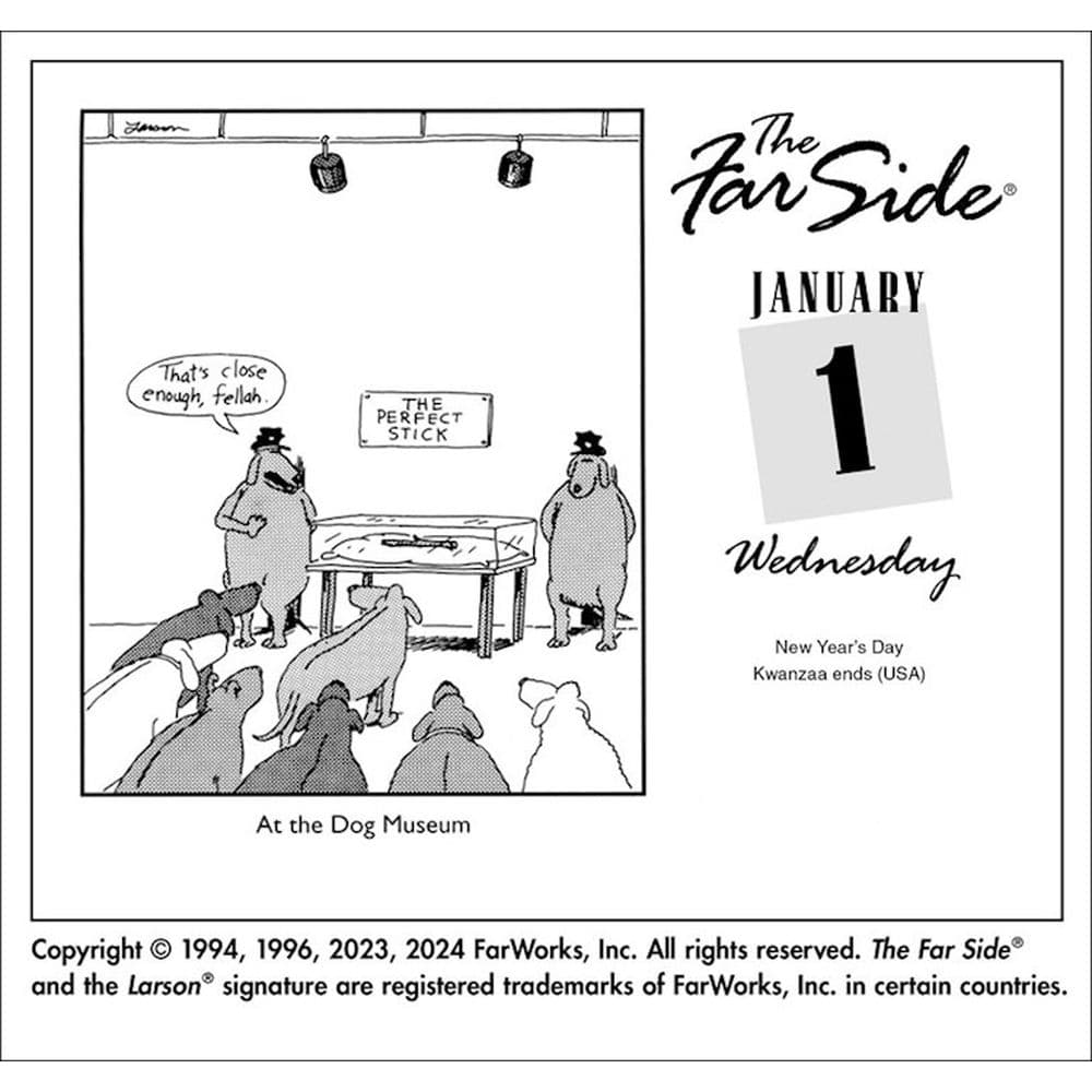 Far Side 2025 Desk Calendar