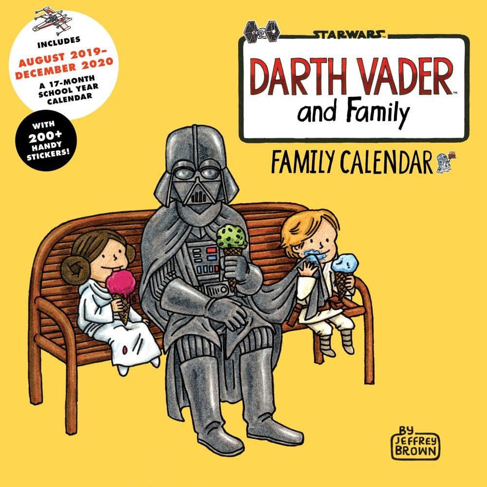 Darth Vader Family Star Wars Pocket Wall Calendar