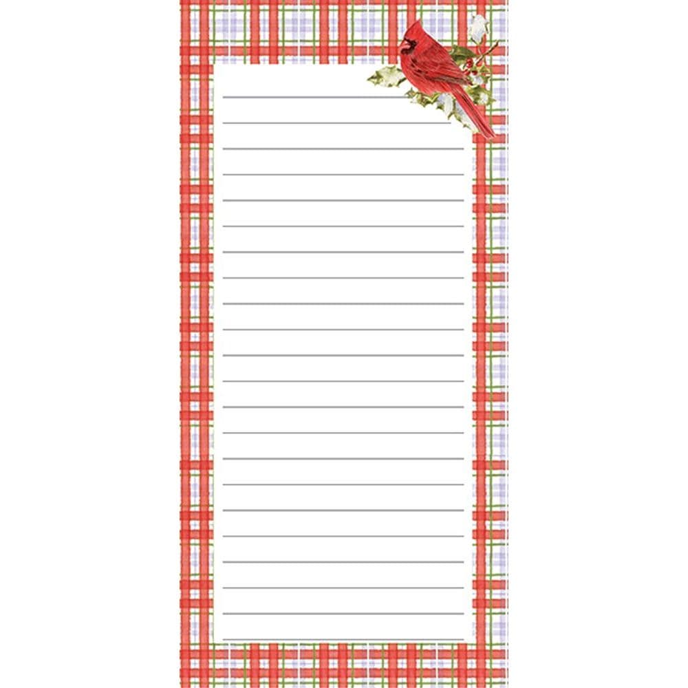 Cardinal Birdhouse Mini List Pad