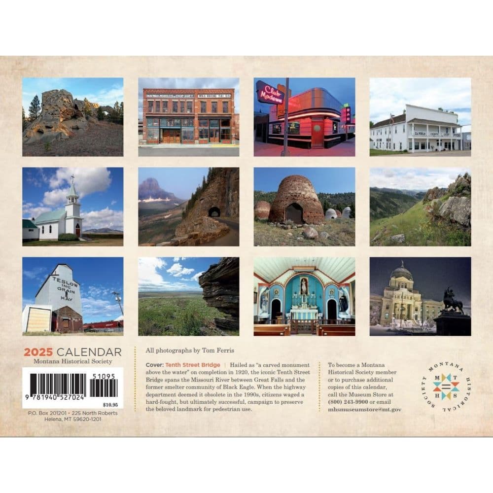 Montana Historical Society 2025 Wall Calendar First Alternate Image