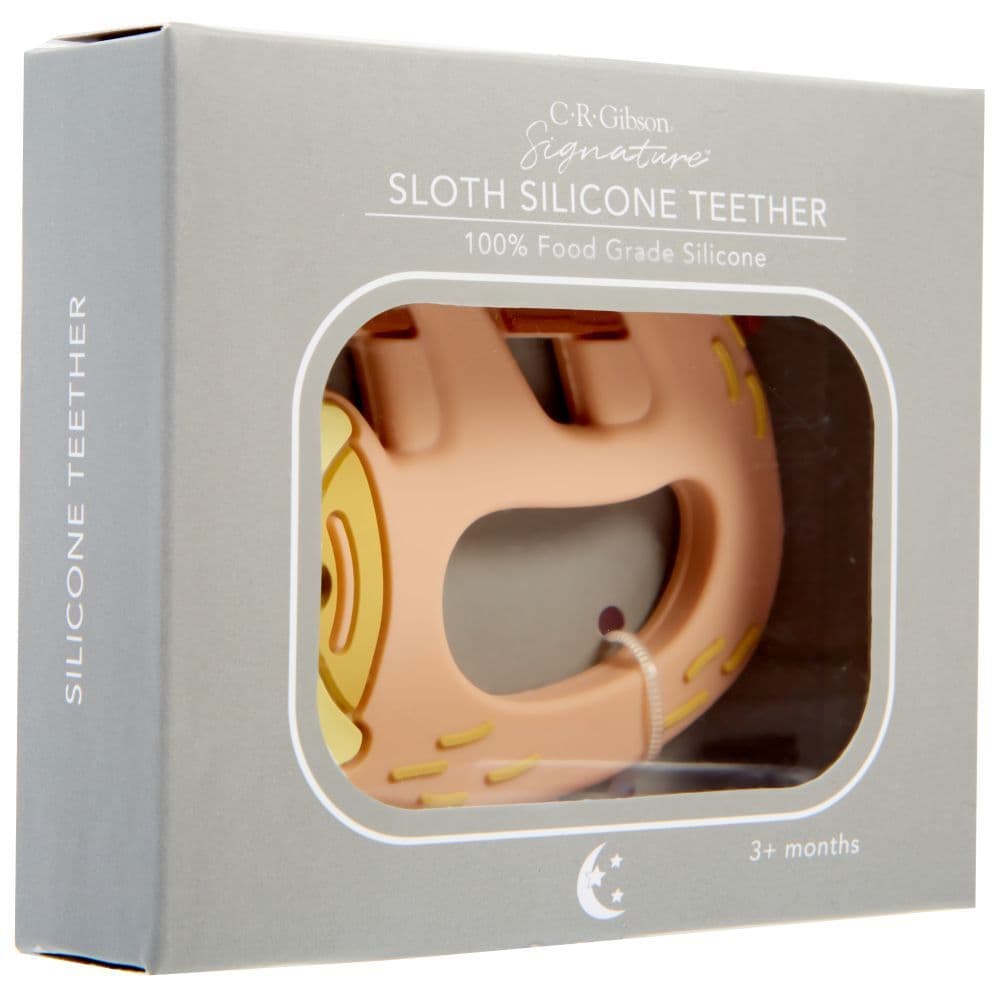Silicone Teether Sloth Alternate Image 4