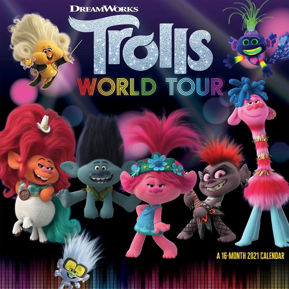 Trolls Wall Calendar