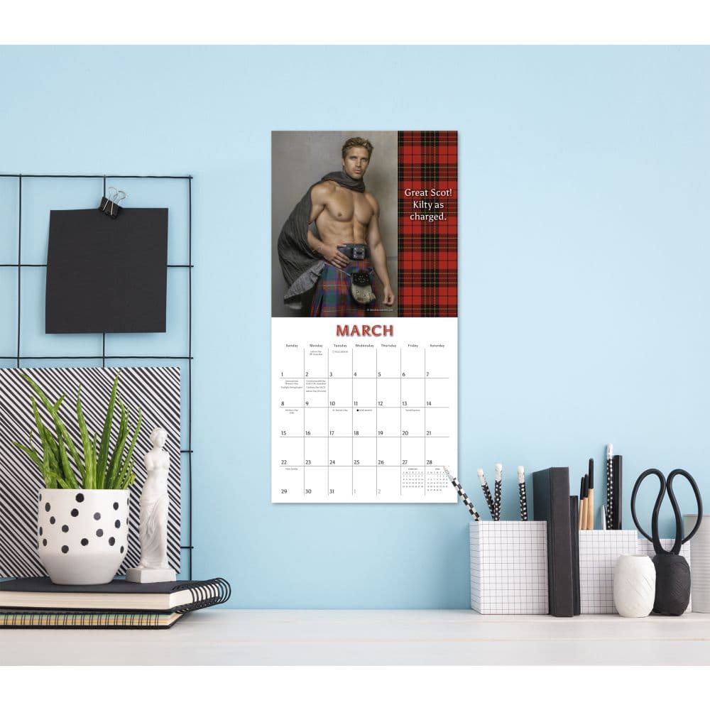 Kilty Pleasures 2026 Mini Wall Calendar Fourth Alternate Image