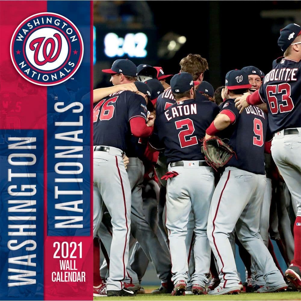 Washington Nationals 2022 Schedule Washington Nationals 2021 Wall Calendar - Calendars.com