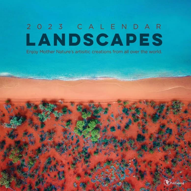 TF Publishing Landscapes 2023 Wall Calendar