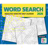 image Word Search 2026 Desk Calendar Main Product Image
