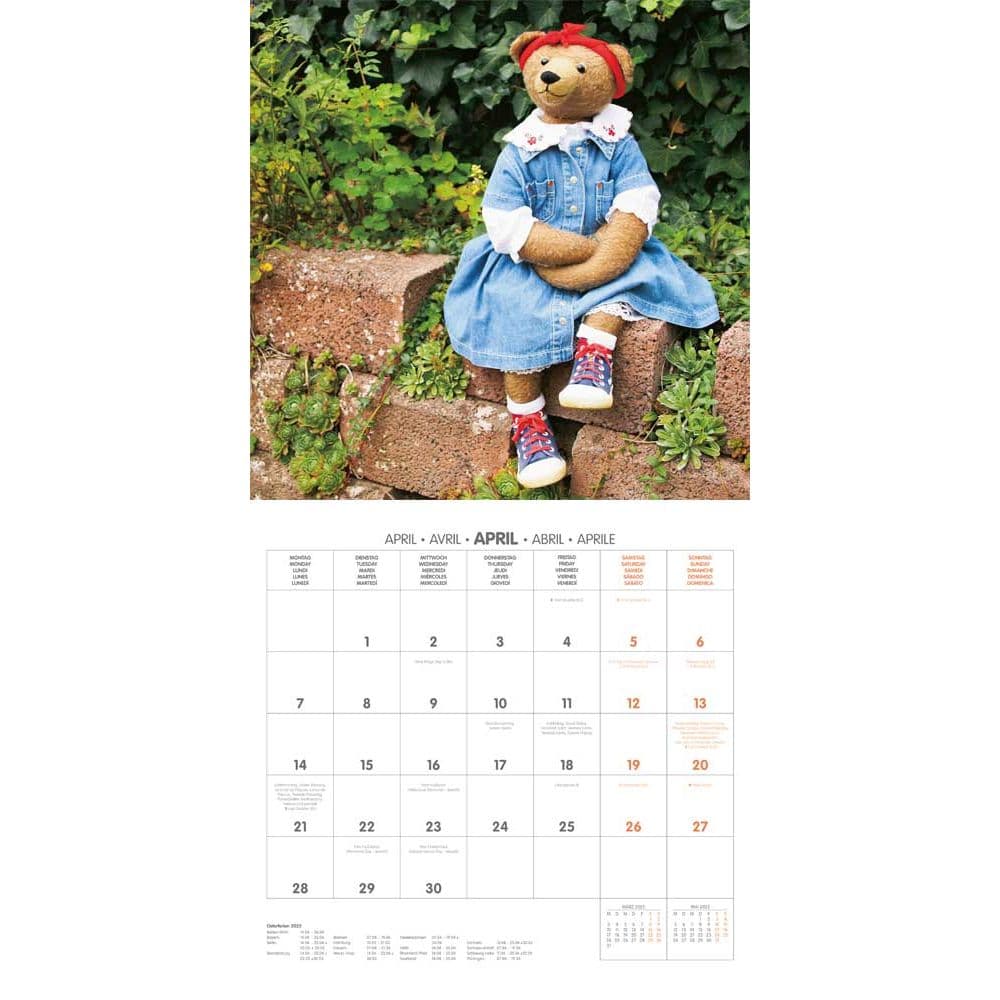 Teddys World 2025 Wall Calendar Fourth Alternate Image width="1000" height="1000"