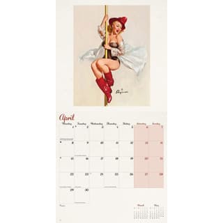 Calendrier Pin Ups rétro 2021