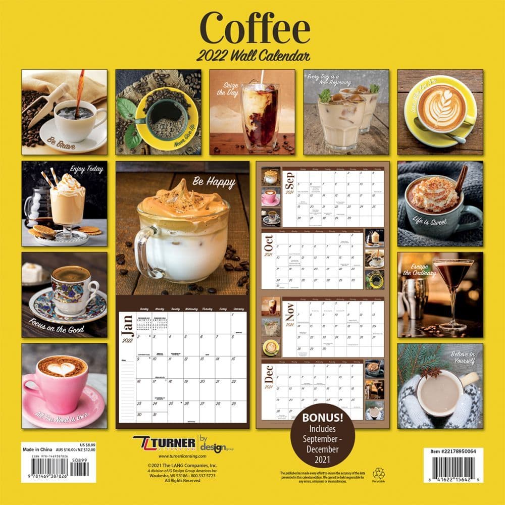 Coffee 2022 Mini Wall Calendar SV - Calendars.com