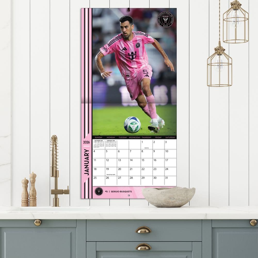 MLS Inter Miami FC 2026 Wall Calendar Fifth Alternate Image