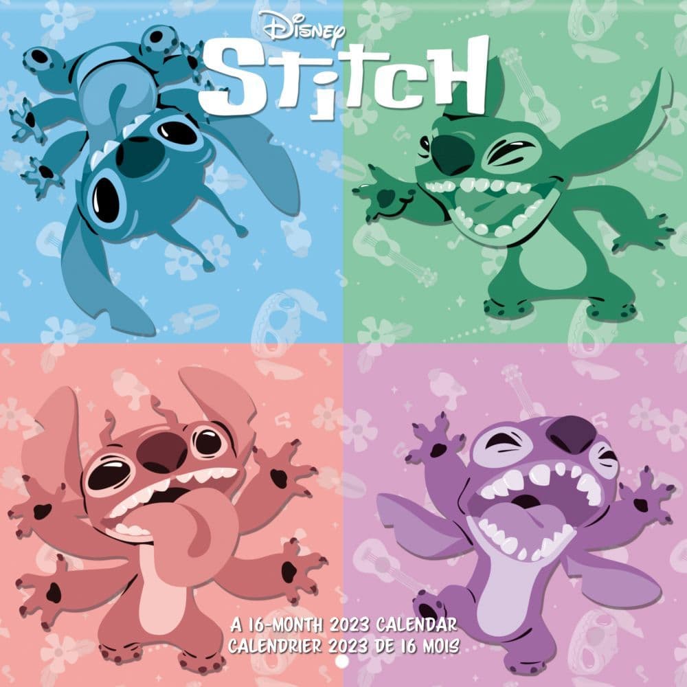 Trends International Stitch 2023 Wall Calendar (FRENCH)