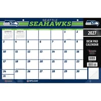 image NFL Seattle Seahawks Small 2027 Desk Pad Main Product Image