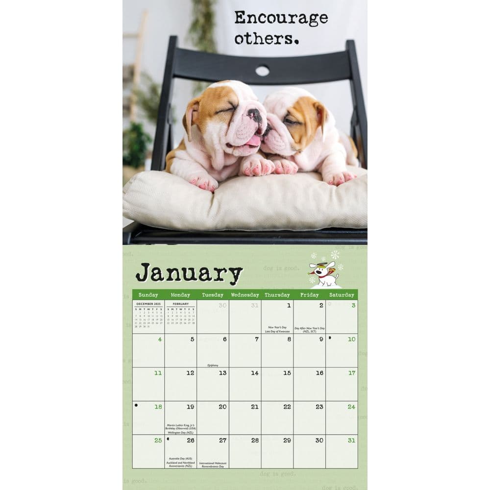 Dog is Good Fur Wisdom 2026 Mini Wall Calendar Second Alternate Image