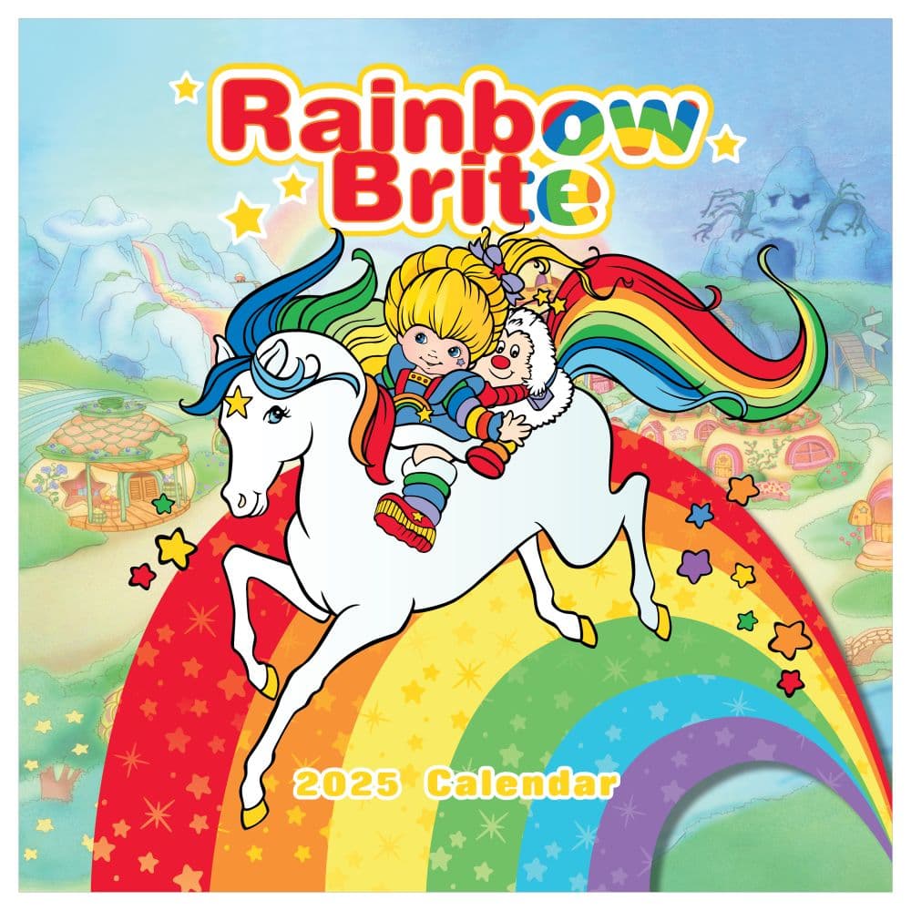 Rainbow Brite 2025 Wall Calendar