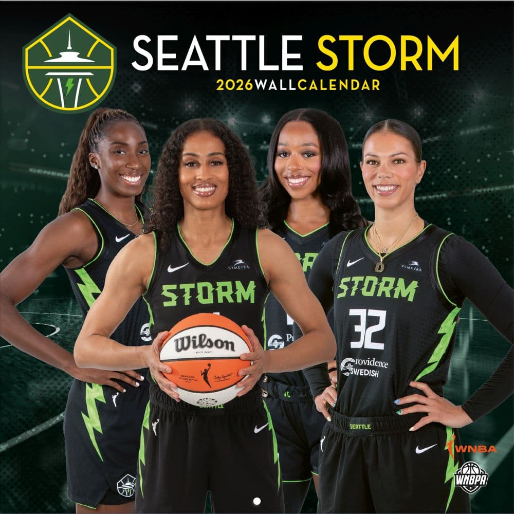 image WNBA Seattle Storm 2026 Wall Calendar Main Product Image