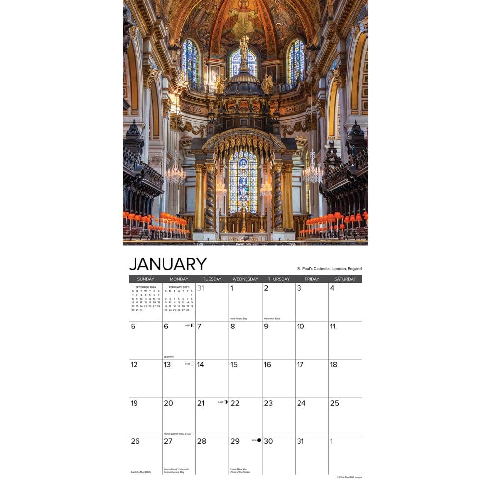 Cathedrals 2025 Wall Calendar Second Alternate Image width="1000" height="1000"