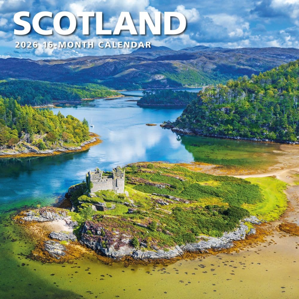 Scotland 2026 Wall Calendar  Main Image