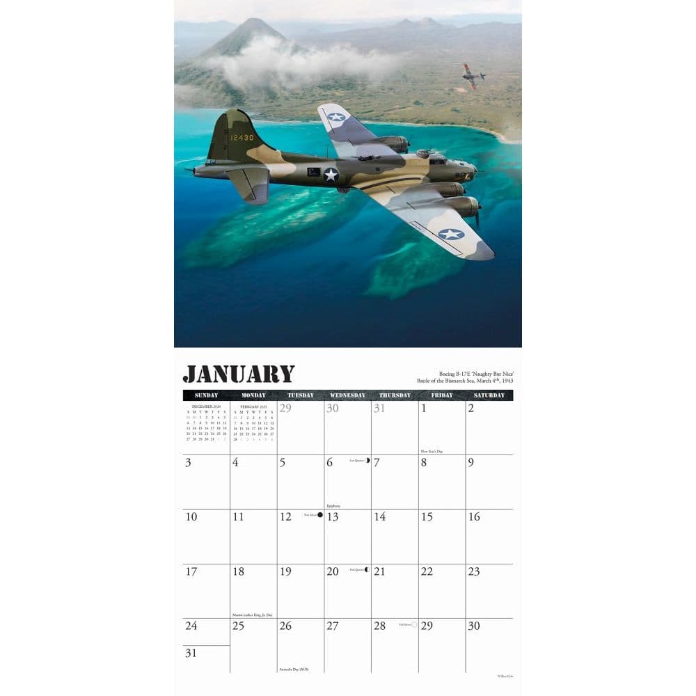 Warbirds of WWII Wall Calendar