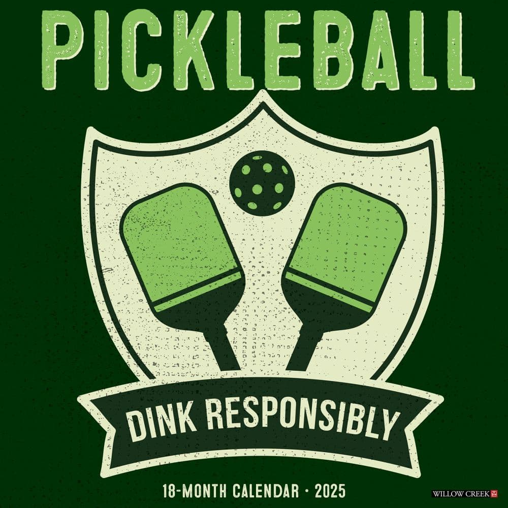 Pickleball 2025 Wall Calendar Main Image