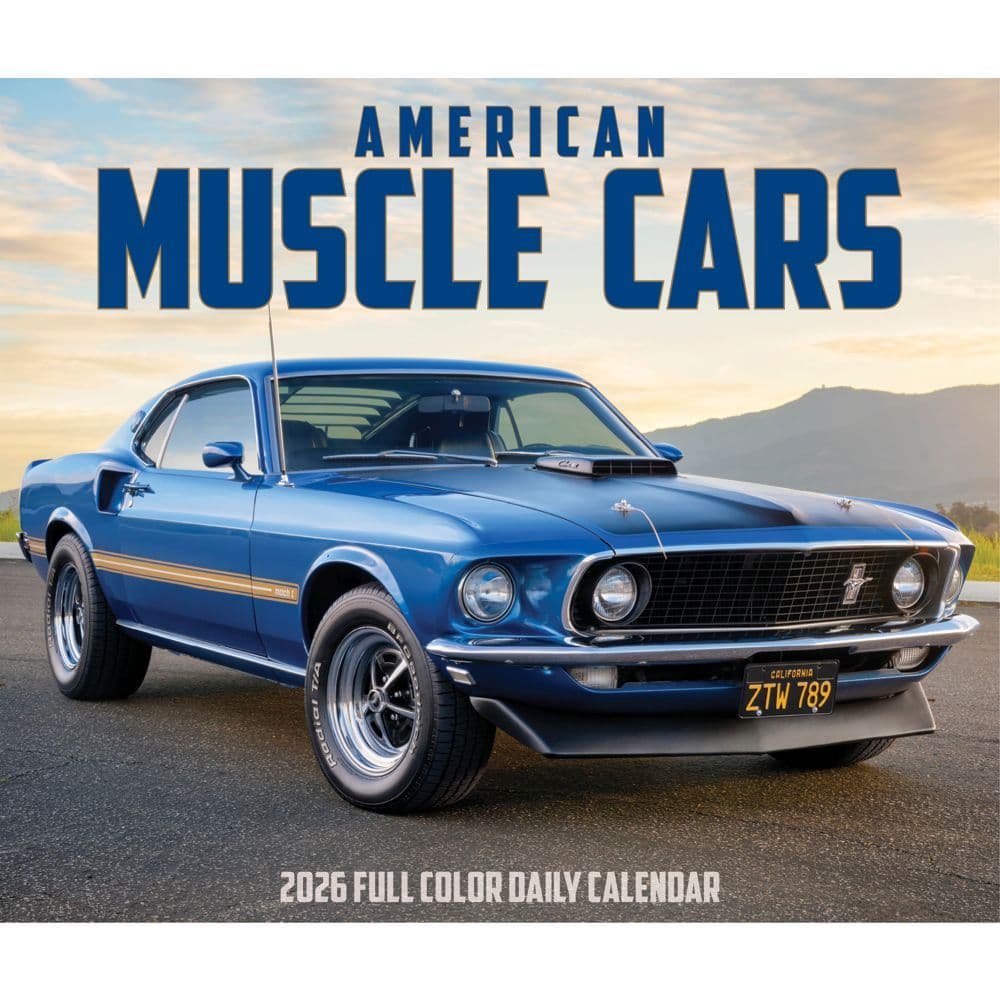 American Muscle Cars 2026 Desk Calendar Fourth Alternate Image