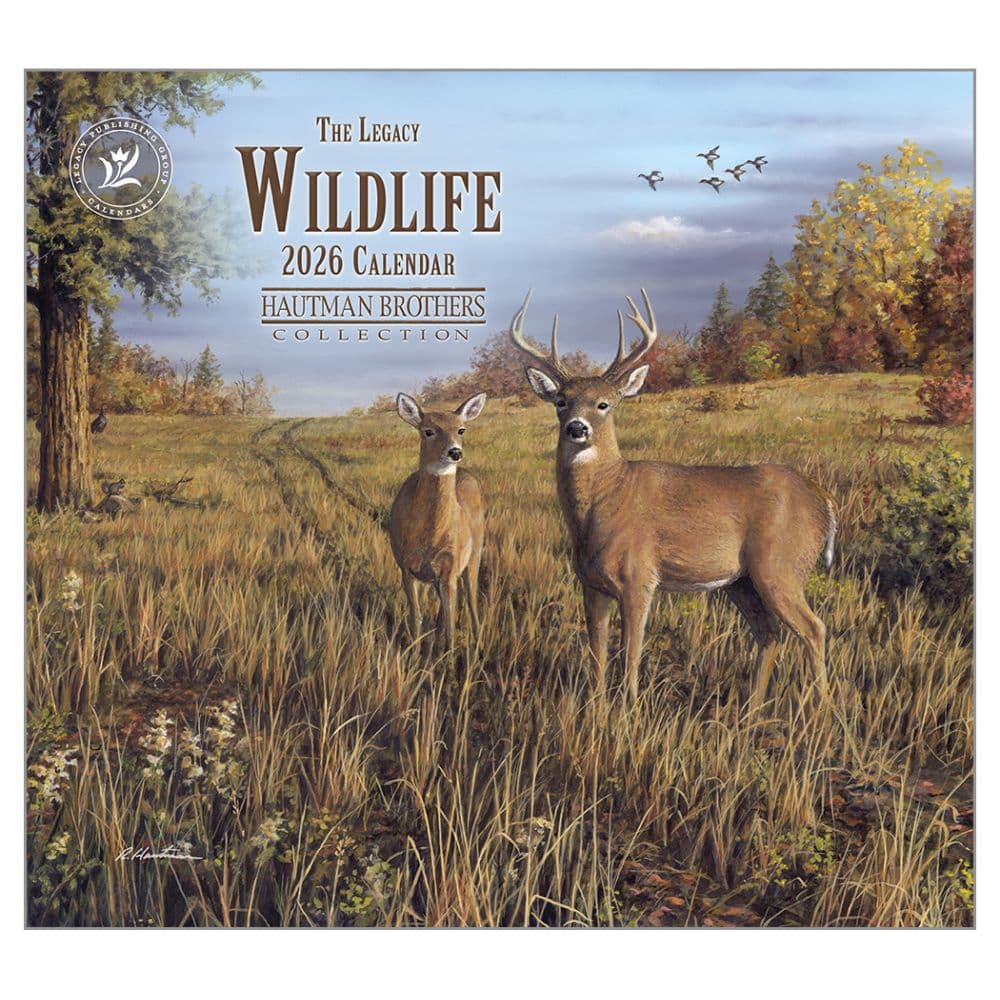 Wildlife by Hautman Brothers 2026 Wall Calendar Main Image