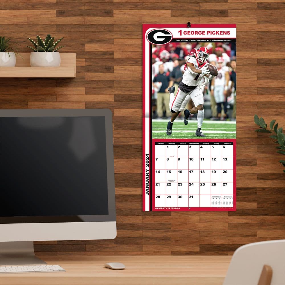 Bulldogs 2024 Mini Wall Calendar