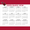 image NFL Arizona Cardinals 2025 Desk Calendar Third Alternate Image