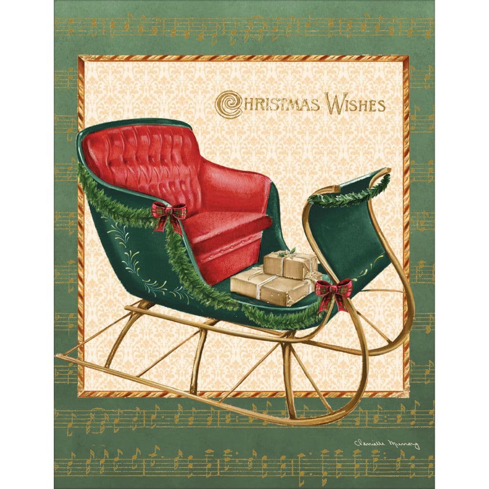 Classic Cheer Boxed Christmas Cards Second Alternate Image