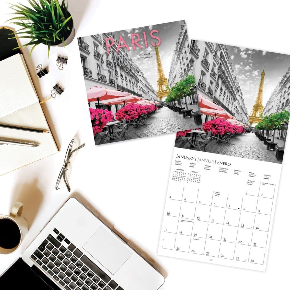Paris Glitz 2027 Wall Calendar Third Alternate Image