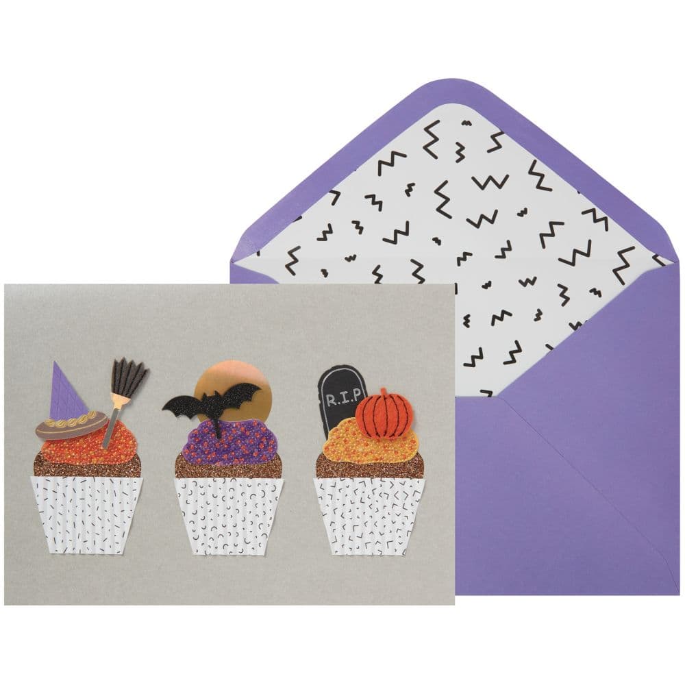 Spooky Cupcakes Halloween Card Main Product Image width=&quot;1000&quot; height=&quot;1000&quot;