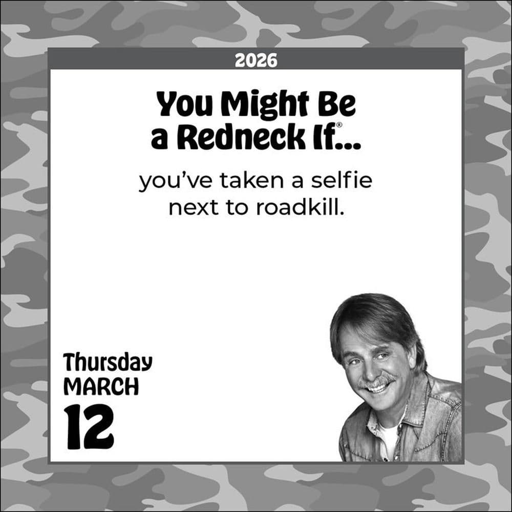 Jeff Foxworthy 2026 Desk Calendar Second Alternate Image