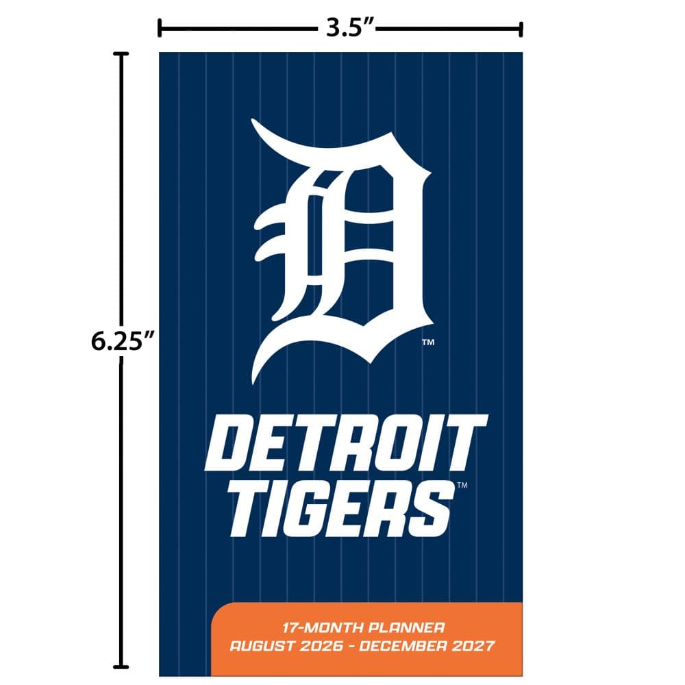 MLB Detroit Tigers 17 Month 2027 Pocket Planner Fifth Alternate Image