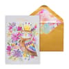 image Whimsical Owl In Crown Mother's Day Card