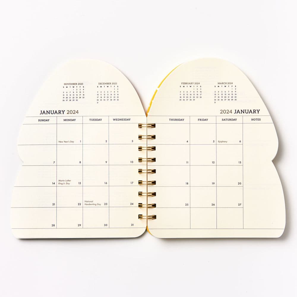 Toad Mushroom Die-Cut Weekly Planner Alternate Image 2