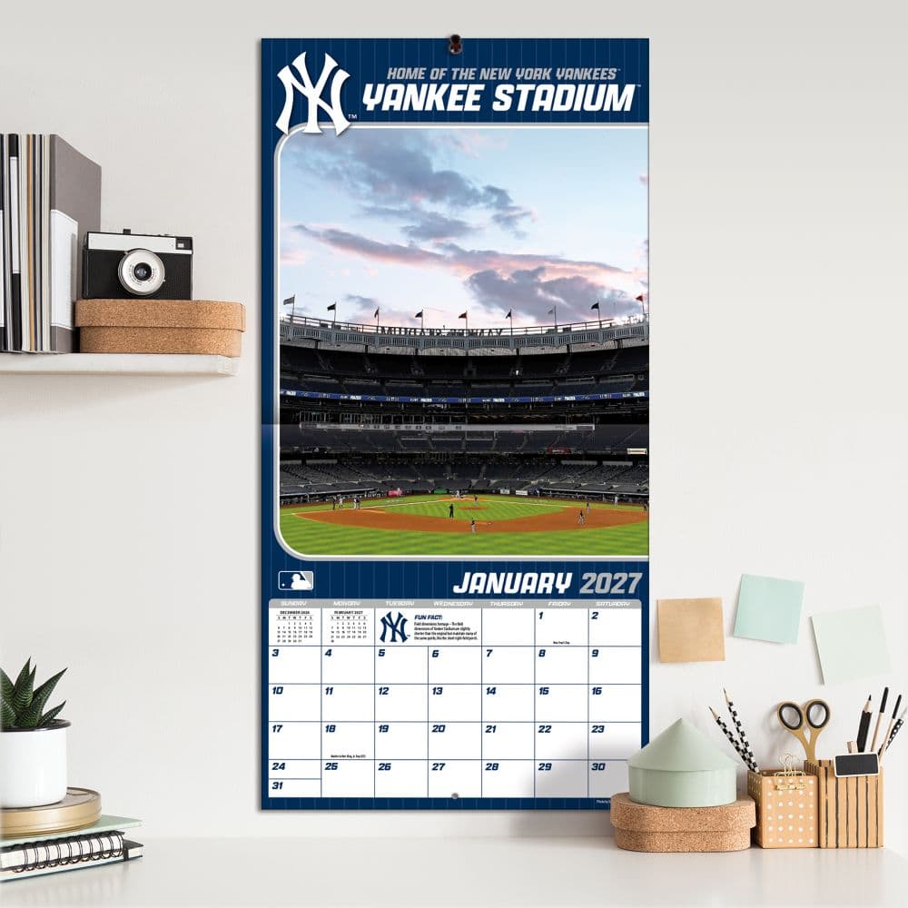 MLB Yankee Stadium 2027 Wall Calendar Fifth Alternate Image