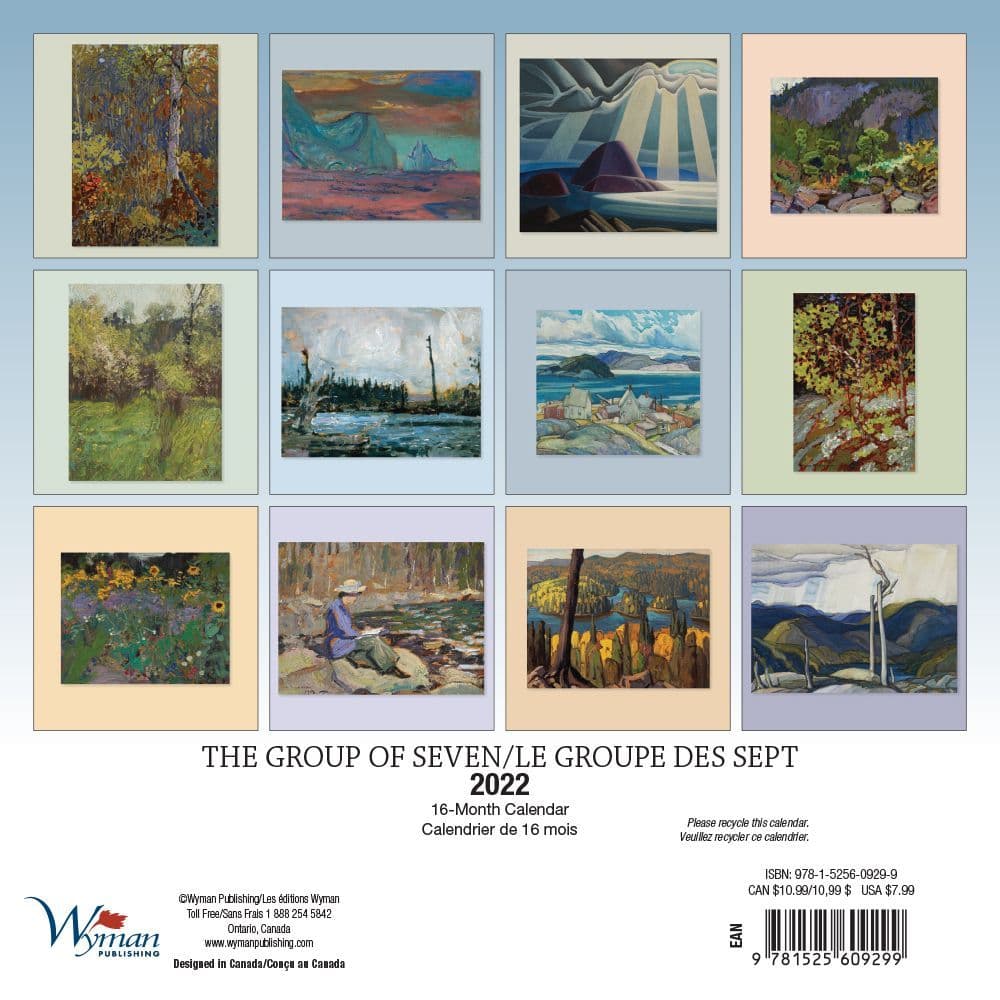 Group of Seven AGO 2022 Mini Wall Calendar