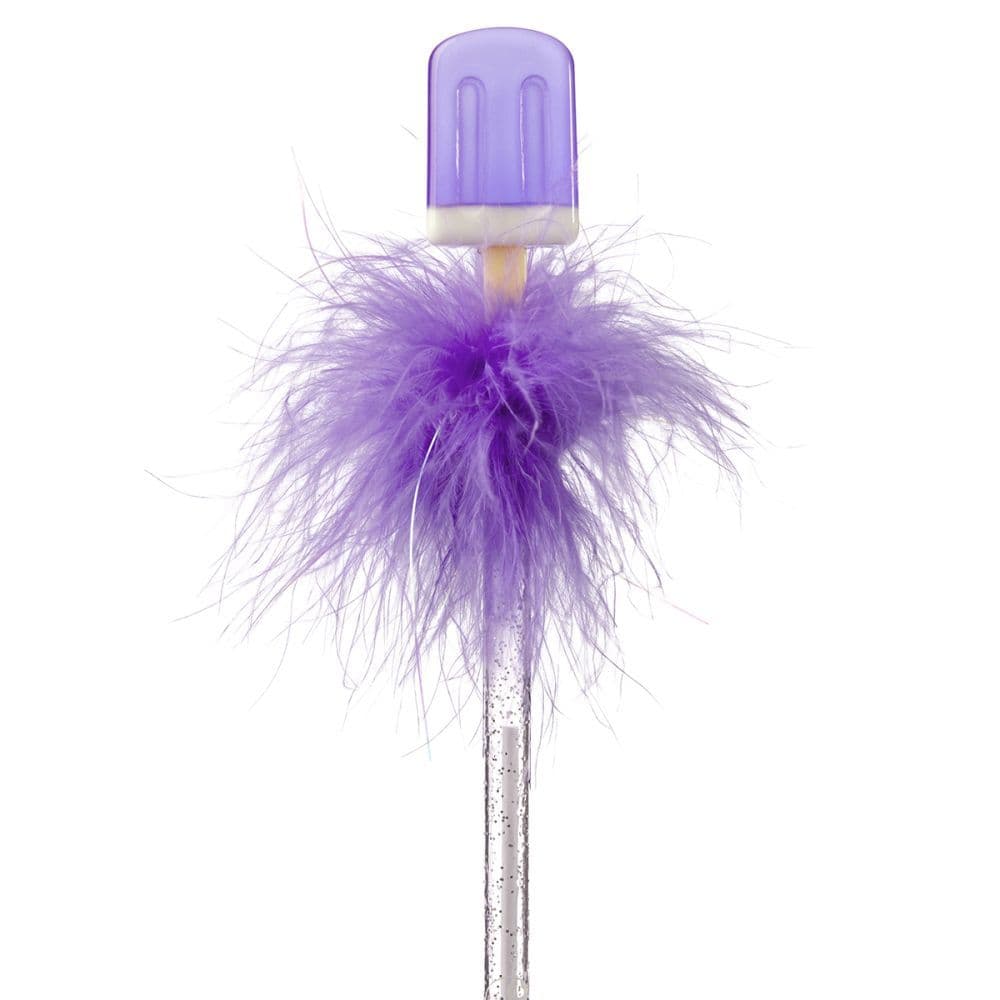 Ooloo Purple Feather Pen Ice Lolly Main Image