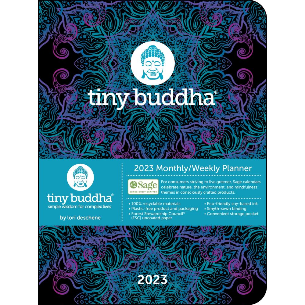Andrews McMeel Publishing Tiny Buddha 12-Month 2023 MonthlyWeekly Planner Calendar